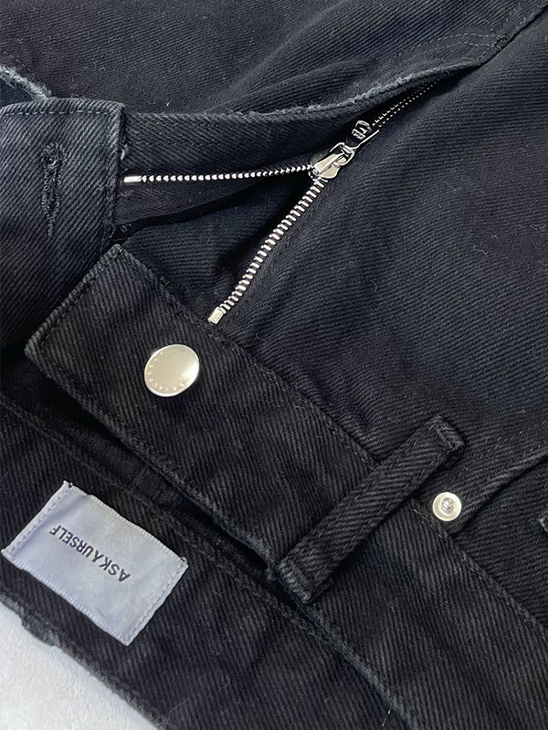 Men's Street Splice Slim Jeans-7