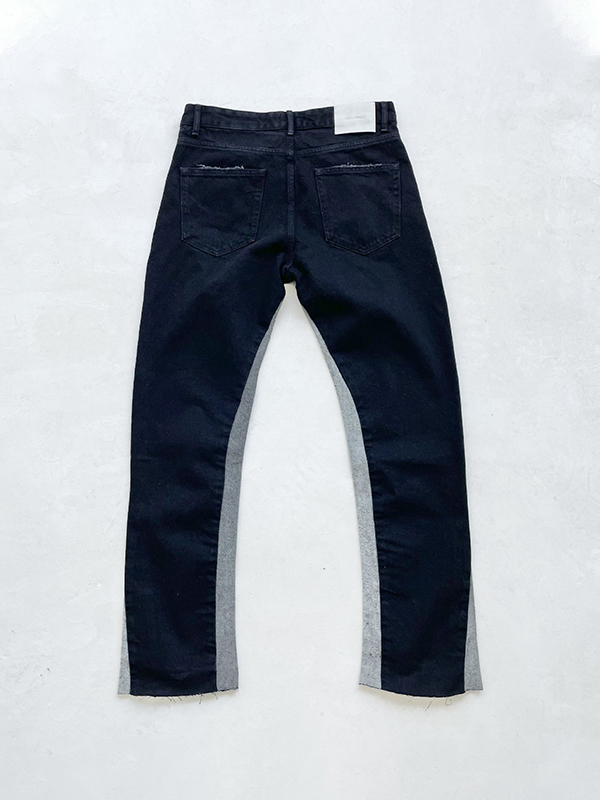Men's Street Splice Slim Jeans-5
