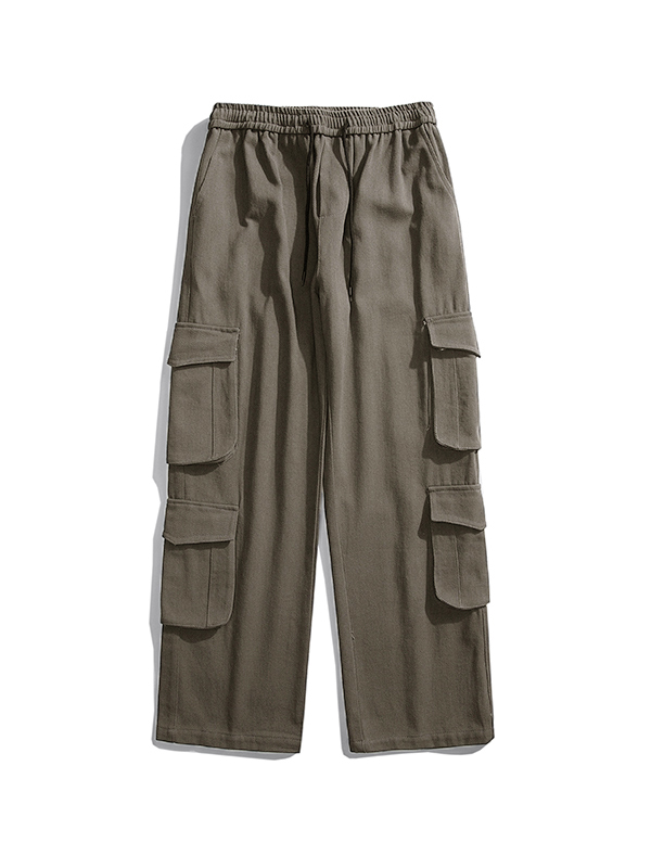 Men's Multi Pocket Cargo Pants-4