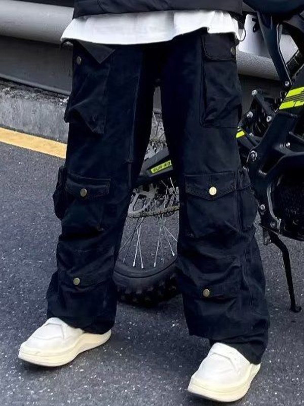Men's Vintage Pocket Loose Cargo Pants-2