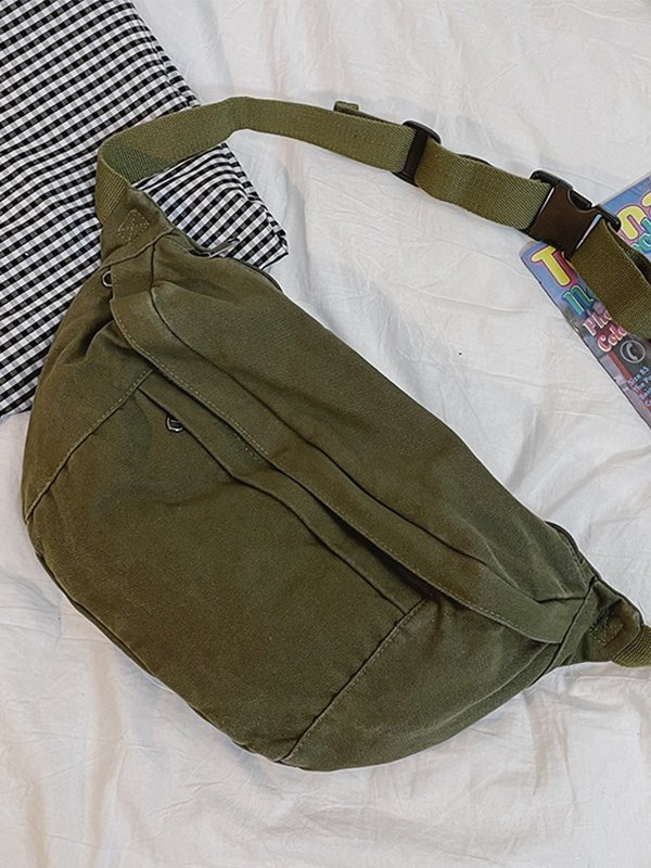 Vintage Wash Capacity Crossbody Bag-4